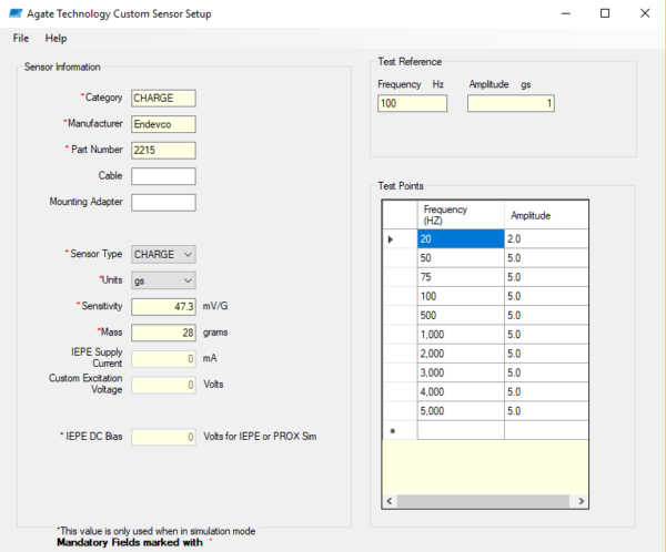 Custom Sensor Automatic Test Setup - Agate Technology