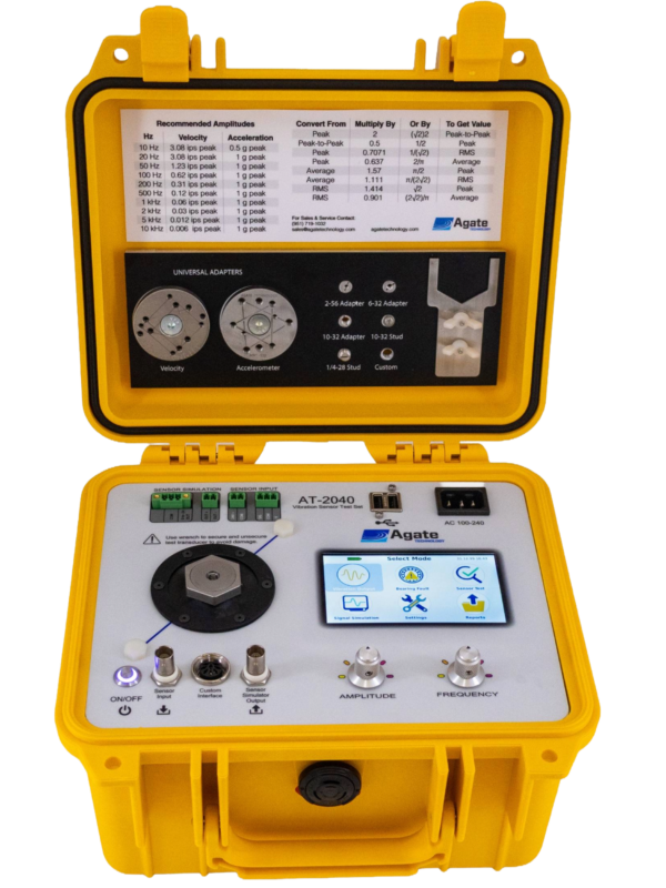 Agate AT2040 portable vibration calibrator