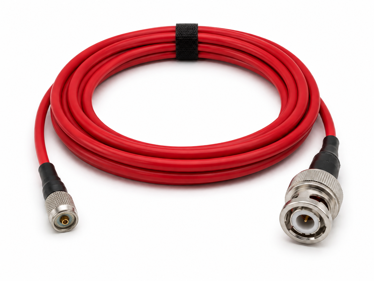 3 ft Red Low-Noise Cable, 10-32 to BNC
